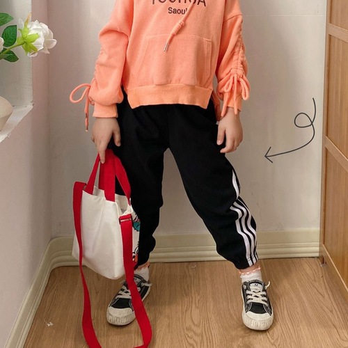 Children's German thin velvet casual pants for autumn and winter, double-sided thin velvet trousers for boys and girls, baby trendy sports pants