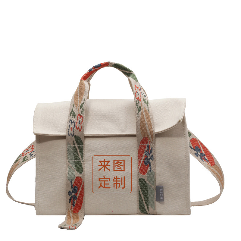 Bolsa de lona de gran capacidad con diseño de nicho, bolso de mano personalizable, bolso de mano, bolso de hombro tipo bandolera de viaje a la moda para mujer