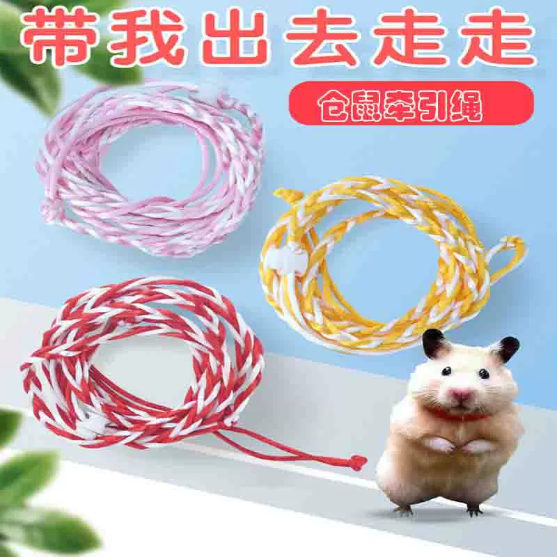 Хомяк веревка белка голландская свинья Тяговая веревка морская свинка прогулочная веревка кролик веревка Золотой медведь Ежик принадлежности для ежиков