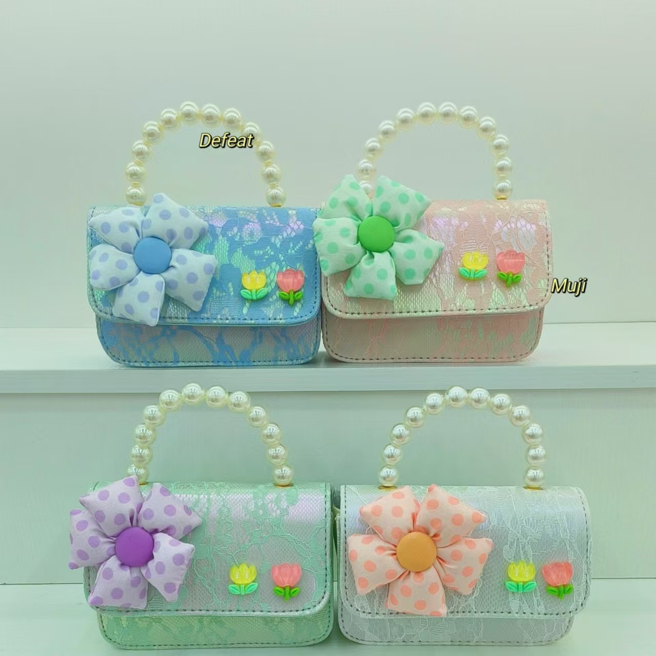 Bolso de perlas bolso de hombro bolso de cinturón bolso de cambio bolso de flores bolso de princesa bolso de chicas bolso de regalo bolso de cadena bolso pequeño
