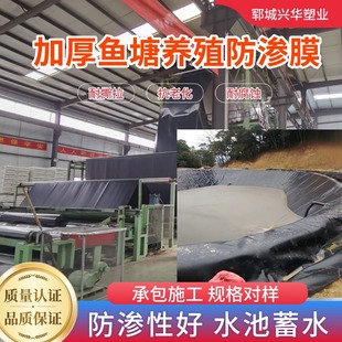 Fish Pond Anti-Seepage Membrane, Fish Pond Special Membrane, Slope Protection Tarpaulin, Geomembrane, Black Plastic Sheet, Thickeneded Pool Anti-Leakage