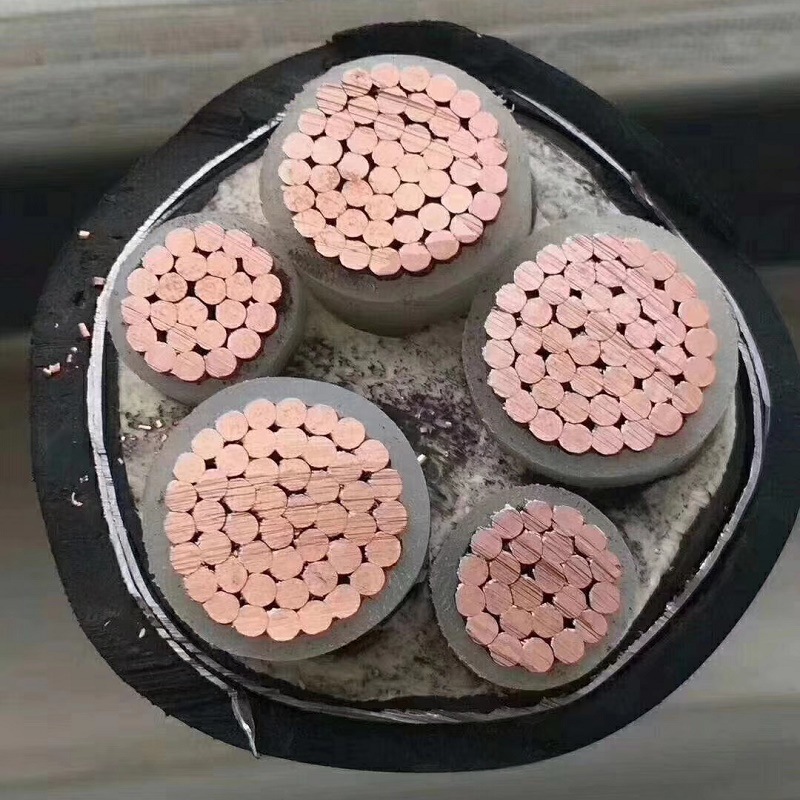 厂家供应YJV22 3*150+2*70平方铠装电缆 5芯地埋铜芯电缆线 铜线