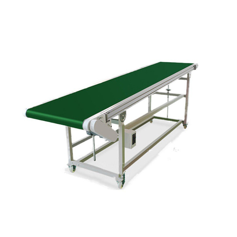 작은 알루미늄 조립 라인 컨베이어 잉크젯 프린터 PVC/PU 자동 고온 연결 리프팅 컨베이어