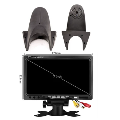 spute Volkswagen RV high brake: Vehicle camera - high-brake-light-camera-7-inch-display