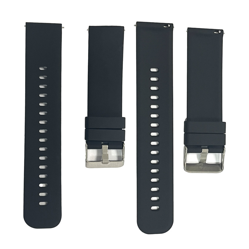 Brazalete de reloj inteligente de silicona 22mm para orejas rápidas de desmontaje para Huawei Samsung 20mm