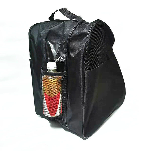 Black (half net three-layer bag)