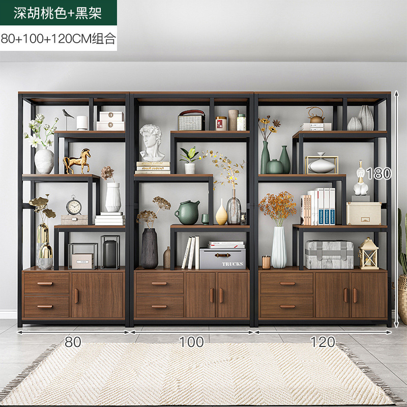 Estante de exhibición de estante doméstico pantalla divisoria nuevo estilo chino Bogo estante de almacenamiento estante de exhibición de almacenamiento hueco piso