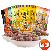 韩国进口零食芭蜂汤姆农场批发蜂蜜黄油扁桃仁杏仁巴旦木35g整箱