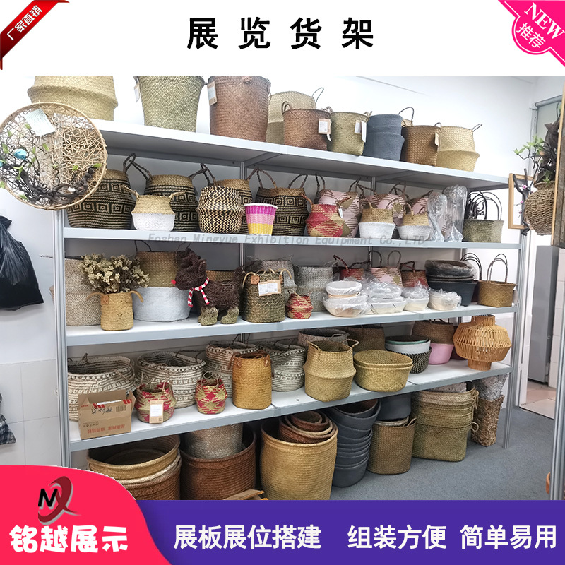 可拆卸铝合金展示柜博物馆文物书画展示架珠宝展览双层玻璃柜参展