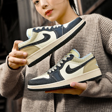莆田正品aj1男鞋低帮复活节dunk情侣板鞋sb闪电倒钩运动跑步鞋女