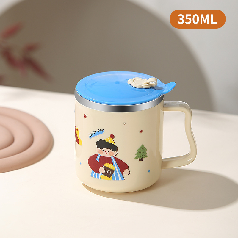 食品级304不锈钢杯儿童杯家用漱口杯加厚隔热耐摔刷牙杯杯口光滑|undefined