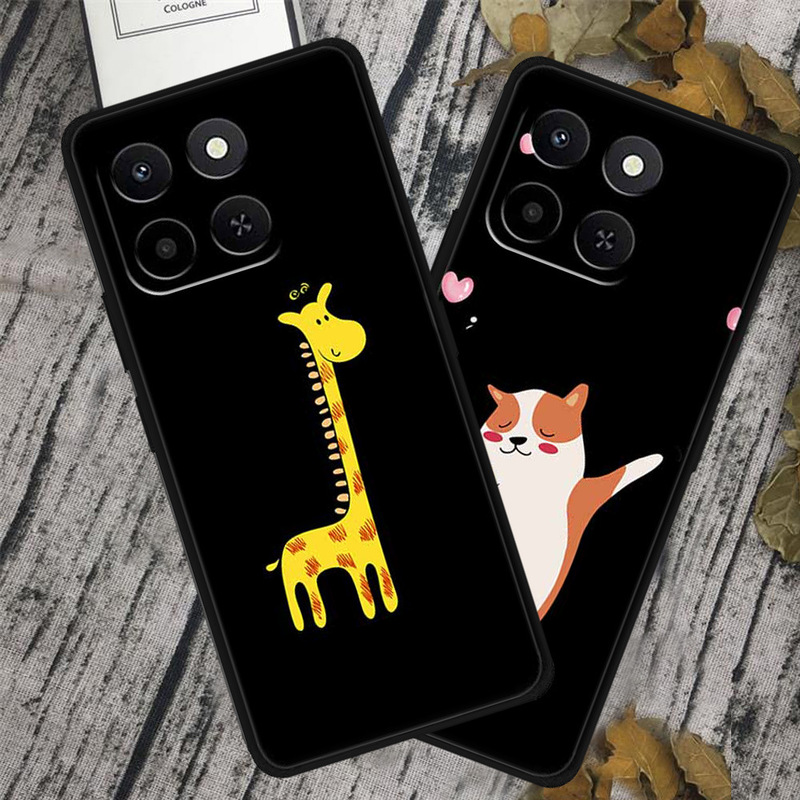 Suitable for Honor X6C 4g Mobile Phone Case, Personalized Simple Tpu Black Soft Shell, Cross-Border Dropshipping Factory, One Piece Wholesale