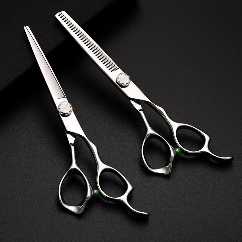 苏州厂家供应6寸高档美发理发剪刀平剪牙剪刘海剪刀套装剪裁专用