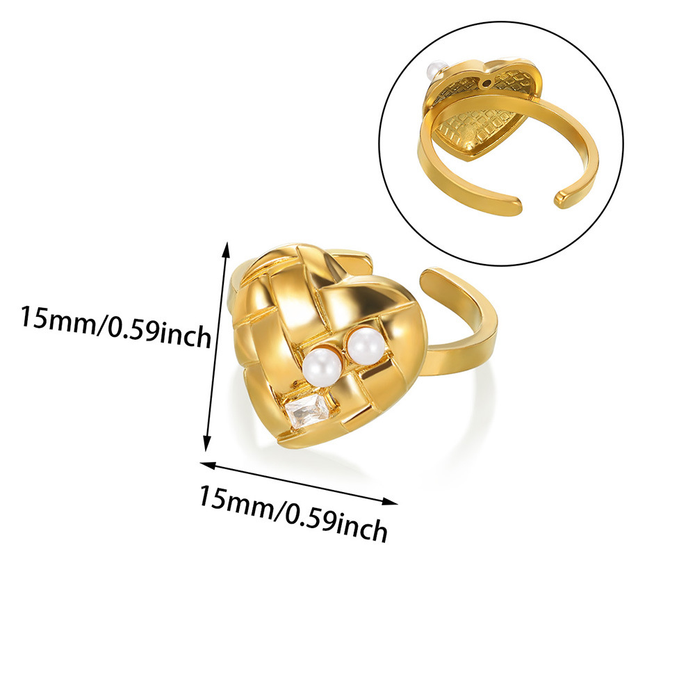 8g Weight 0.03µm-0.05µm Gold Plating Thickness PVD Coated Gold Plating Process 18K Real Gold Plated Plating Material Zircon Inlay Material Open Rings Classification 1 Piece Quantity Casual, Daily, Shopping Occasion 304 Stainless Steel Material Waves, Crown Pattern All Seasons Season Women's Gender Elegant, Classic Style, Affordable luxury style Style Waterproof Non Tarnish, Plating Craft PVD Coated Real Gold Plated 18K Gold Waves Crown 304 Stainless Steel Elegant Classic Style Affordable Luxury Style Waterproof Non Tarnish Open Rings 23