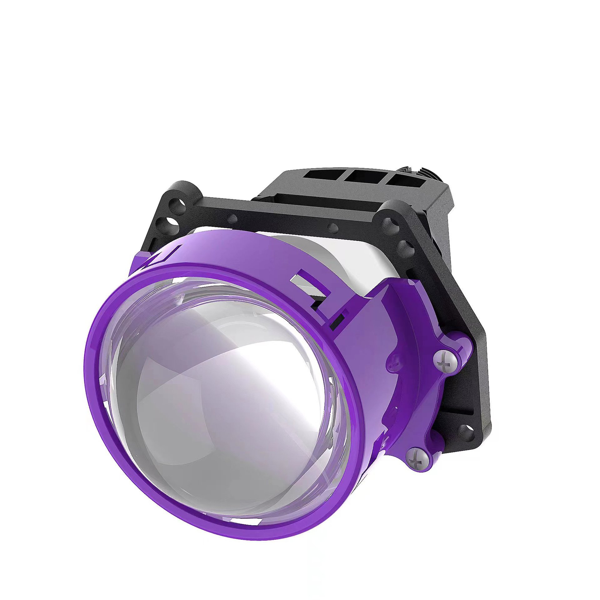 Lentes de luz dual super brillante, concentrador de luz fuerte y cercano, faro de luz LED sin pérdidas