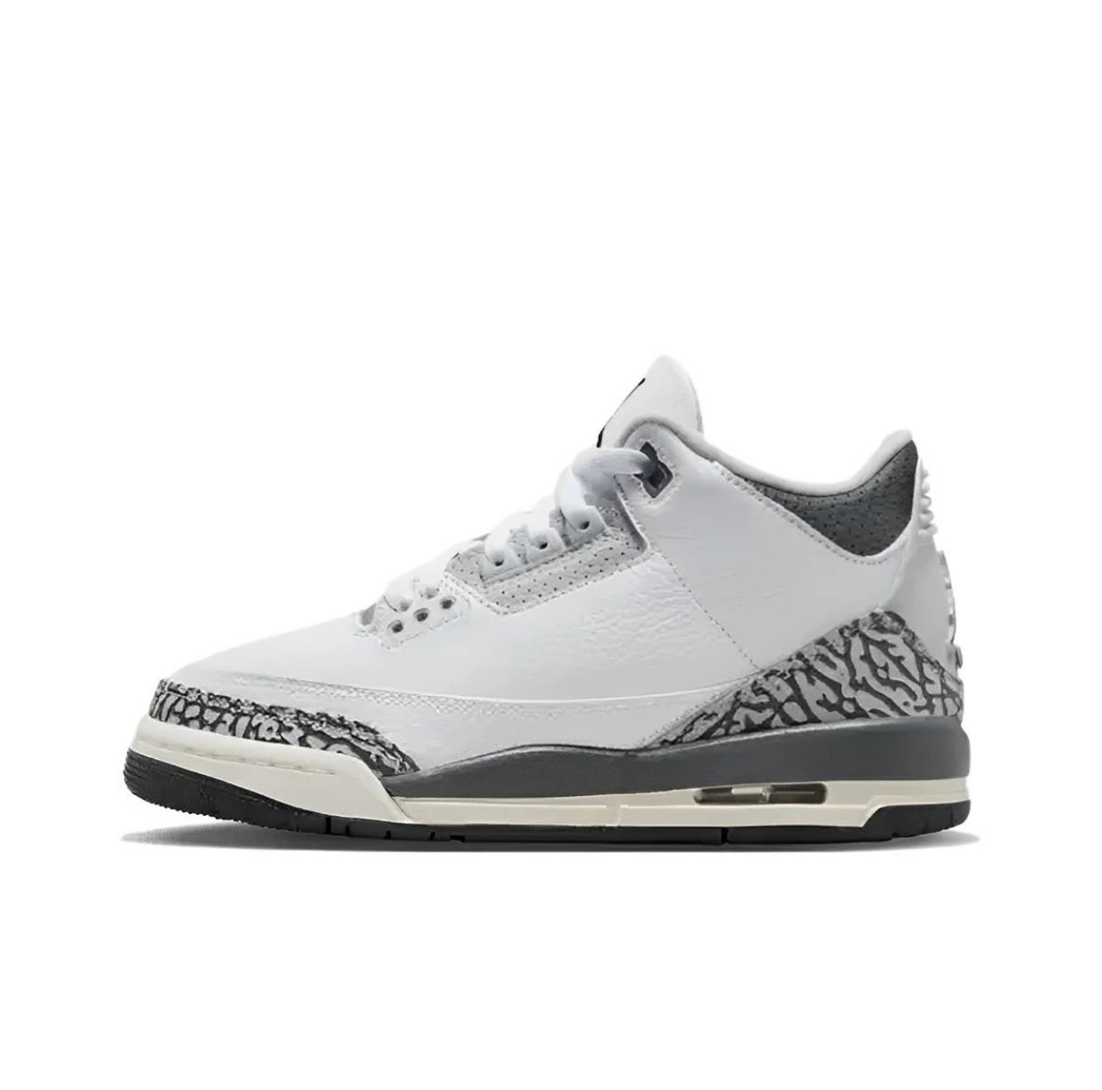 Putian Junyuan AJ3 Zapatillas de baloncesto de combate real Fujiwara Hiroshi Racing North Carolina Blue Sakura Polen Joe 3 hombres y mujeres cojín de aire blanco rojo