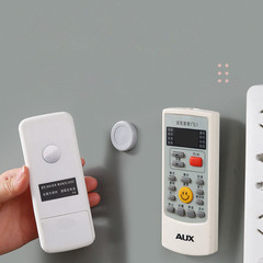 Circular remote control magnetic absorption hook multi-purpose wall-mounted fixing gadget no-drilling TV air conditioner magnetic sticker