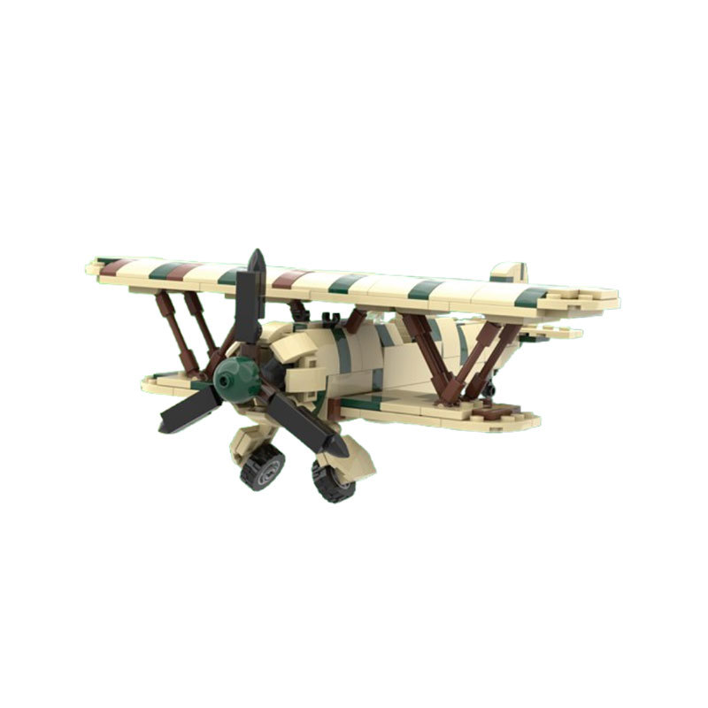 Avion de simulation blocs de construction jouet éducatif_voghion.com