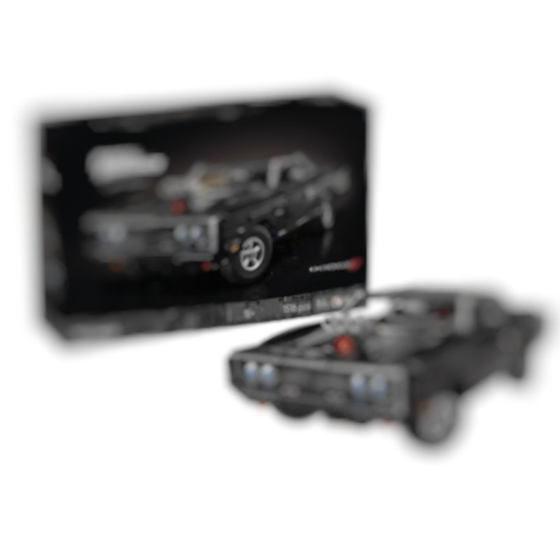 Compatible with Lego 42231 Dodge Charger Rt, the Same Model from Fast & Furious, Educational Building Block Toy for Boys