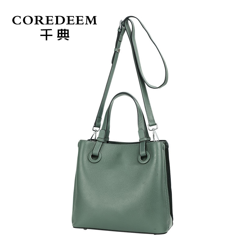 Qiandian Bags 2026 New Trendy Bucket Bag For Women, Soft Leather Large Capacity Crossbody Handbag, Stylish Shoulder Bag - Thumbnail 4
