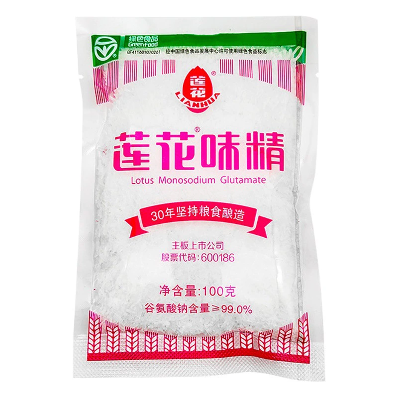 MSG Lotus 100г, мелкодисперсный, в мелкой упаковке, приправа MSG для лапши из Чунцина, для холодных блюд, общепита и домашнего использования