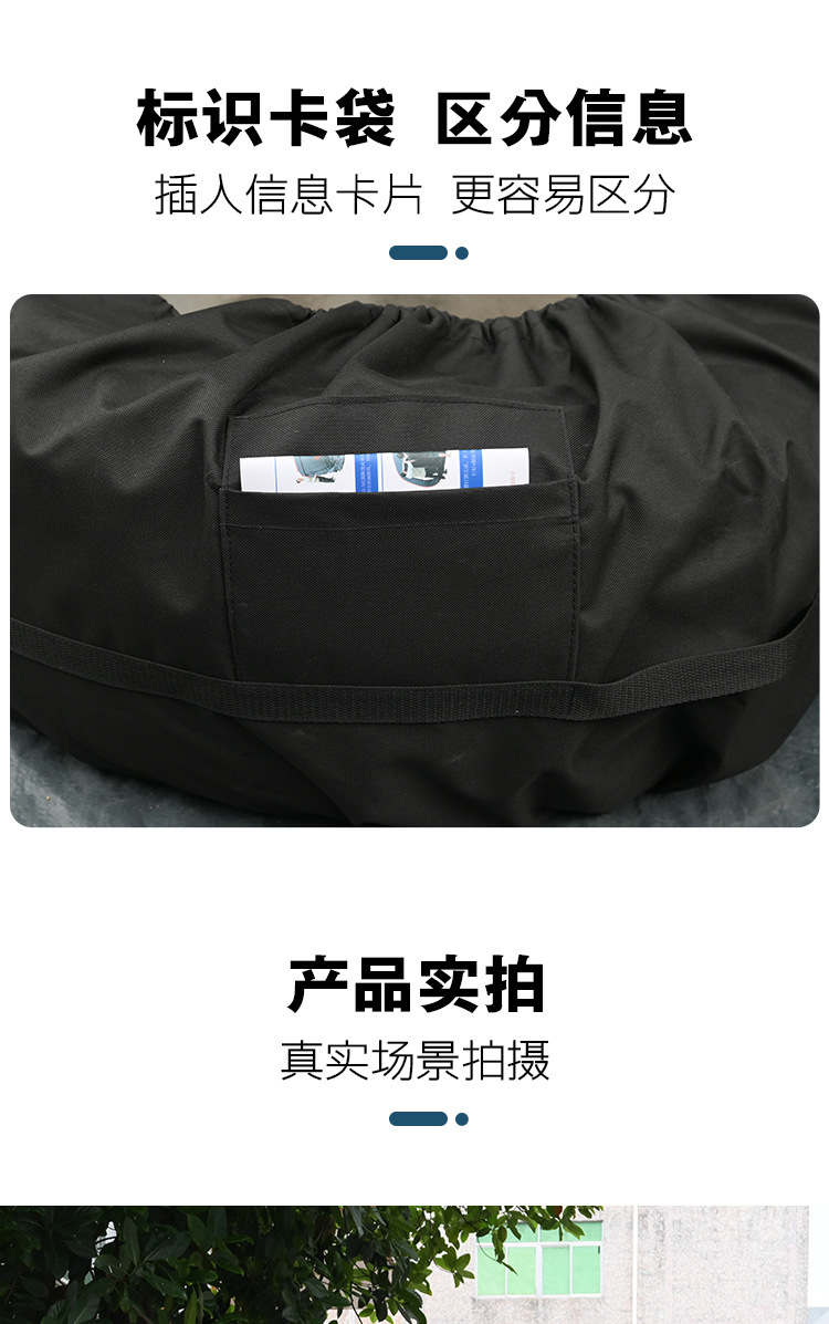 Tire Spare Tire Cover Rv Tire Protective Cover 420D Dustproof and Waterproof Protective Cover Car Tire Satchel Protective Cover