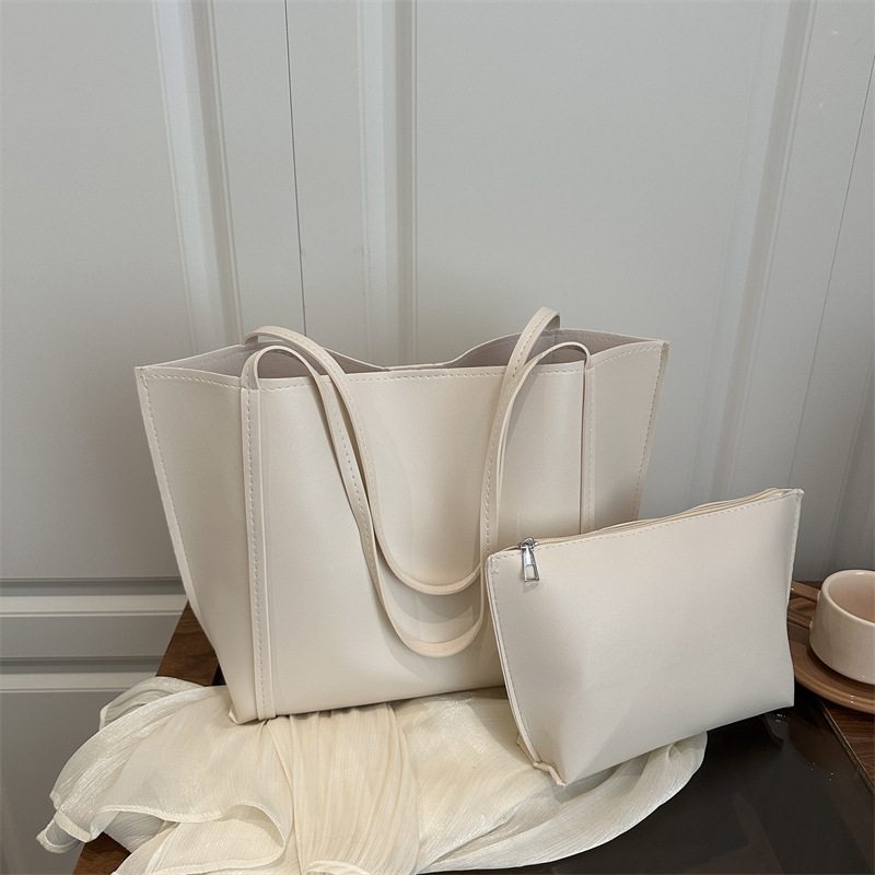 Europa y los Estados Unidos de la generalidad Retro Capacidad Casual Mujeres 2026 nueva moda simple simple de hombro bolsa