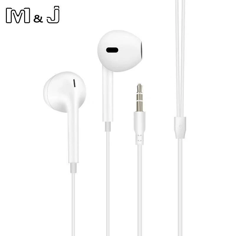 Фабрика в наличии 3,5 головка для мобильного телефона без микрофона Проводная гарнитура Подарочная гарнитура 5 поколения оптом