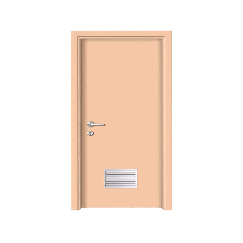 Puerta de pintura de madera maciza Escuela Hospital Ingeniería puerta interior puerta de dormitorio conjunto de puerta de habitación de aislamiento acústico conjunto completo puerta de madera maciza image 5