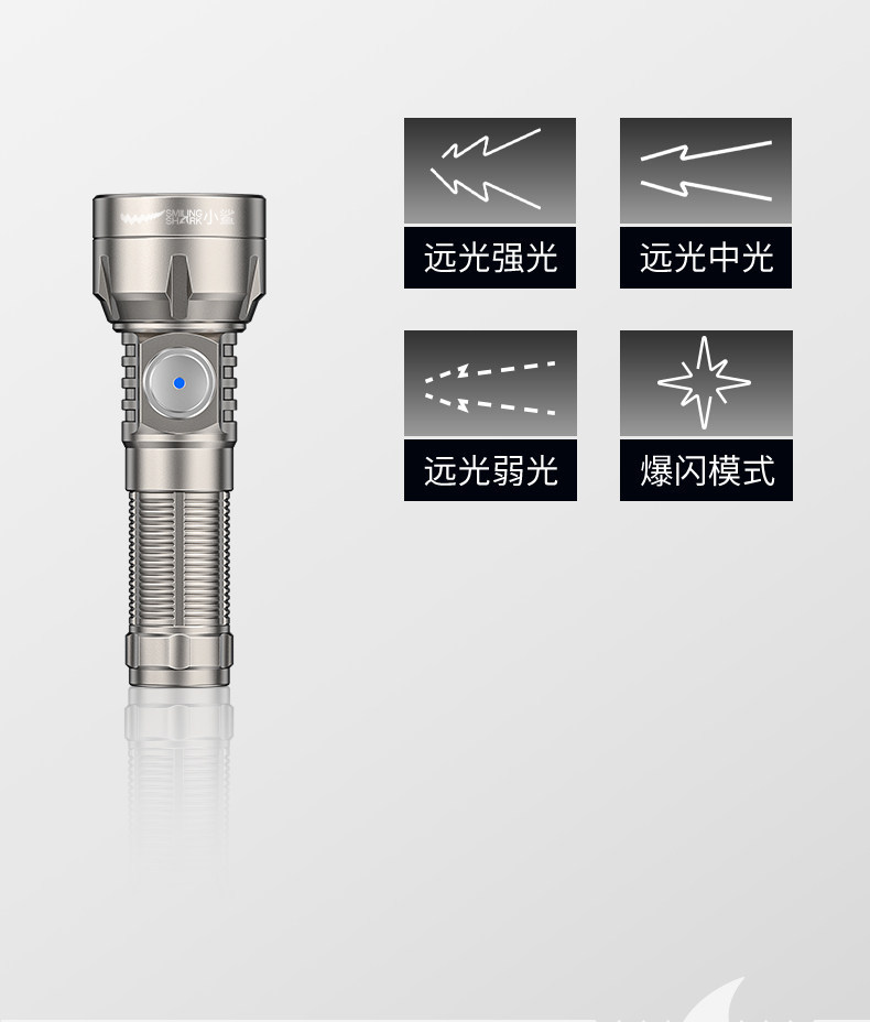 Mini Flashlight with Strong Light, Rechargeable, Outdoor Long-Range, Ultra-Long Battery Life, Super Bright, Durable, Household Use, Small Portable Keychain
