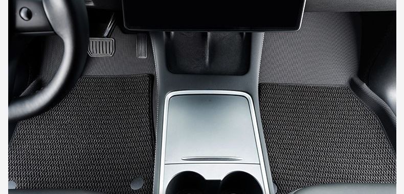 Custom-fit PEY all-new model Mercedes carpet floor mat Tesla car accessories foot mat 3 black