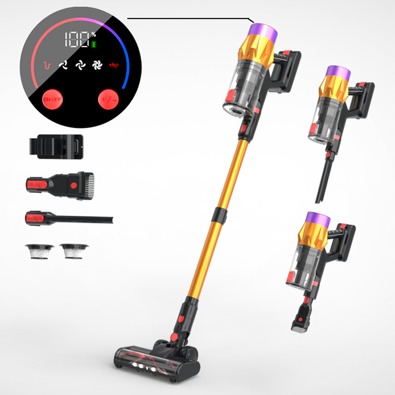 Tecnología LUY V18 accesorios de celda de filtro cepillo rodante cepillo eléctrico contra ácaros tubo telescópico cepillo eléctrico un lote