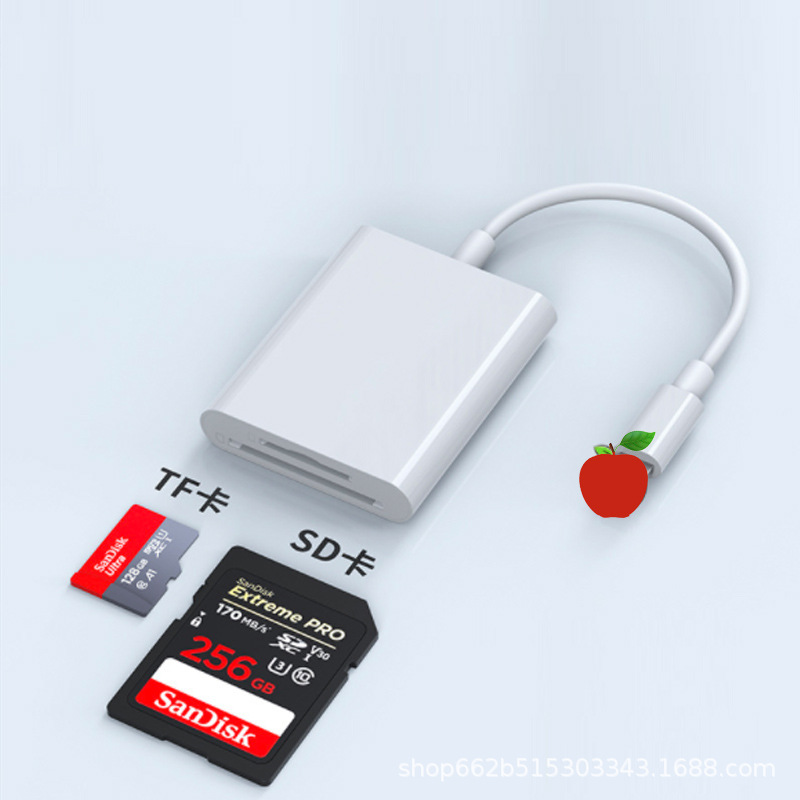 Teléfono móvil Android Cámara SDtf tarjeta de memoria tarjeta 2-en-1 lector OTG adaptador ordenador U disco función móvil