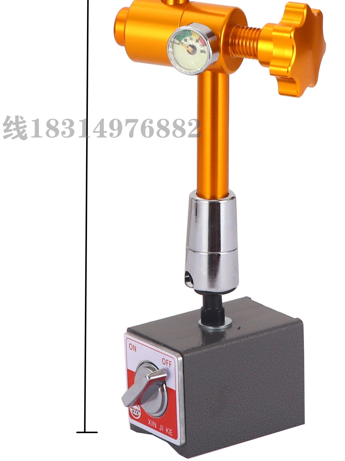 德国液压万向磁性表座油压大表杆支架配件磁力座杠杆百分表架