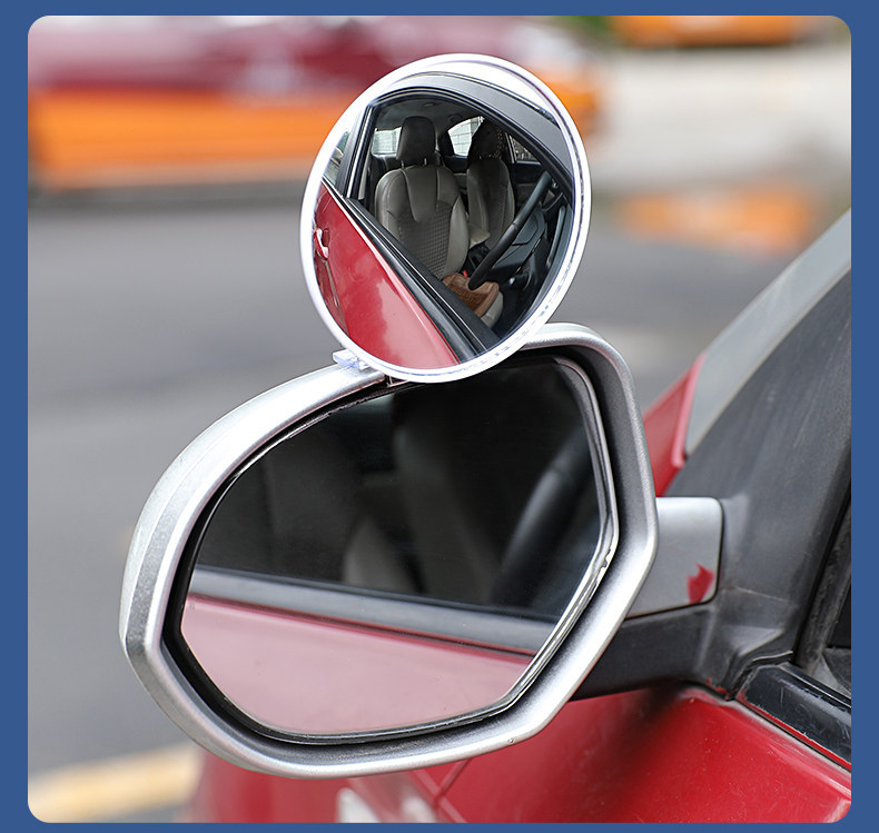 Coach car auxiliary rearview mirror, small round mirror for reversing, specifically designed for coach cars, wide-angle auxiliary mirror, blind spot mirror