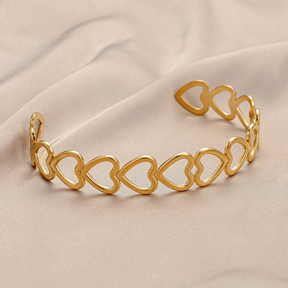 12g Weight Bangle Classification 1 Piece Quantity Daily Occasion Stainless Steel Material Geometric, Eye Pattern Unisex Gender Plating Design Simple Style Style Geometric Eye Stainless Steel Simple Style Bangle 51