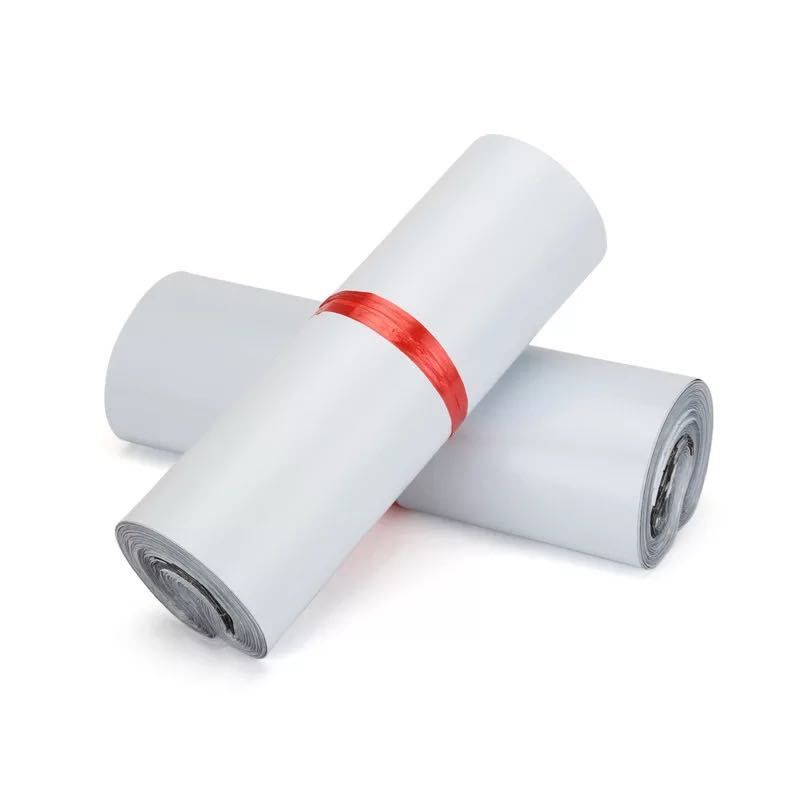 Bolsa de mensajería al por mayor gris blanco negro bolsa de embalaje logística bolsa de embalaje de plástico bolsa impermeable bolsa de sellado expreso en stock