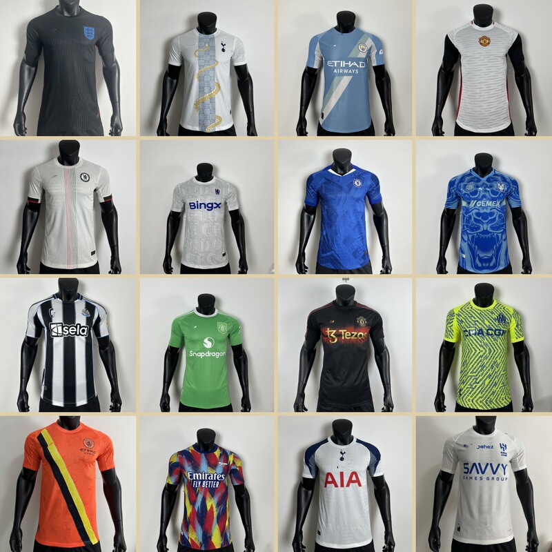 2526 Premier League Player Edition Football Jerseys, Including Special Editions of Chelsea, Arsenal, Riyadh, Manchester United, and More