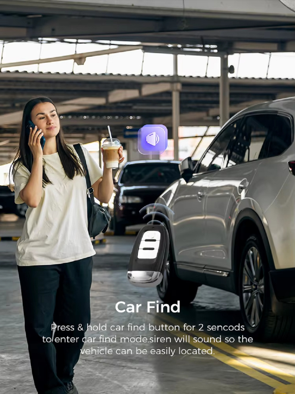 Cross-border 12V car remote control Bluetooth remote start, preheating, cooling, one-touch anti-theft alarm system, Bluetooth 5.0