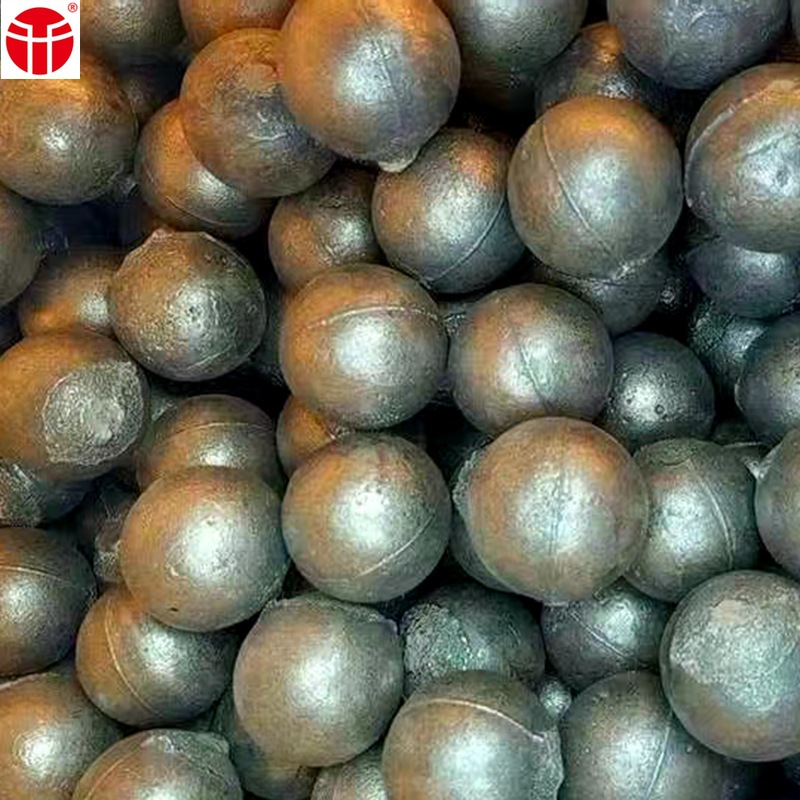 选矿厂专用80mm100mm球磨机用中铬合金铸铁球 铸造耐磨钢球 磨球