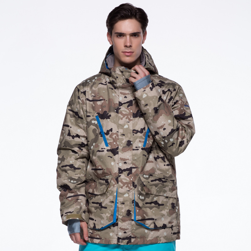 Meeste tuulekindel soe suusajope õues kasutamiseks lumemaal, ühekordne versioon kahekordsest suusavarustusest_voghion.com