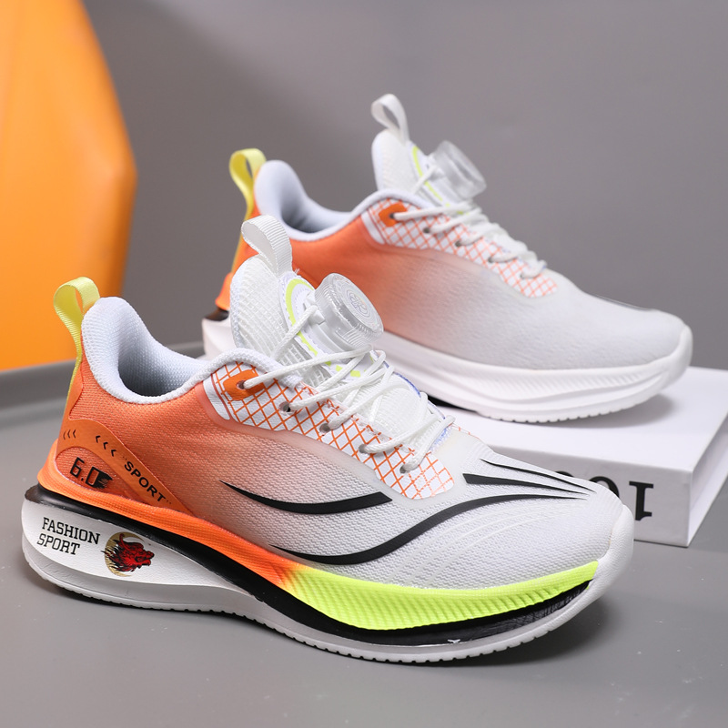 Red Rabbit 6Pro nueva red respirable botón zapatillas deportivas para niños zapatillas de corrida para estudiantes ligeras amortiguadoras