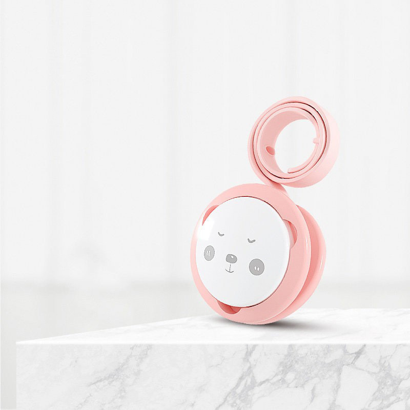 Panda chupete cadena-rosa