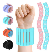 运动负重手环磁吸款固定健身瑜伽绑腿隐形硅胶负重环游泳负重装备