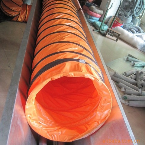 【厂家供应】16寸黄色耐磨管/三防布通风管/内径400mm/隧道风筒