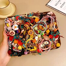 网红爆款发绳韩版扎头发橡皮筋时尚发圈简约高弹力头绳 2元店货源