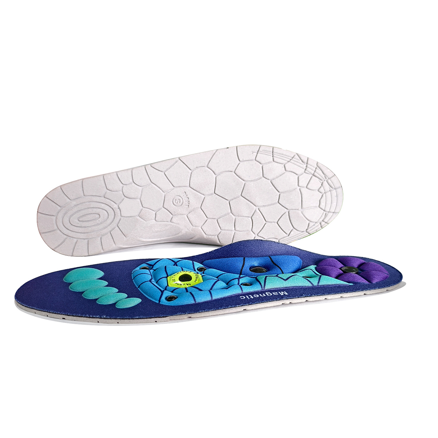 Magnetic Massage Insoles Arch Support Breathable Foot Pads_voghion.com