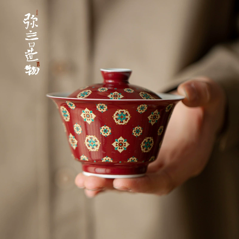 Керамическая ретро чайная чашка弥言, набор чая, handmade
