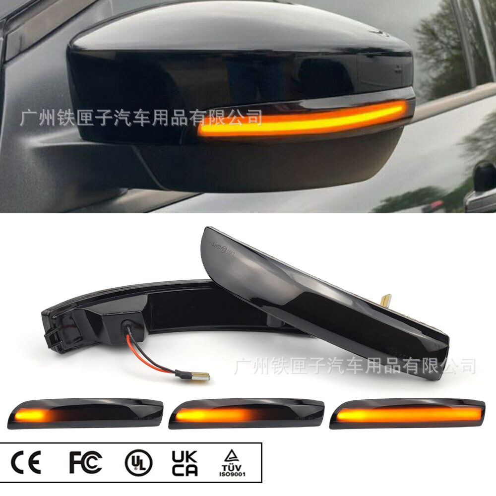 Para Ford LED espejo retrovisor dinámico luz de señal de giro para Ford Kuga KugaEscapeEcoSport