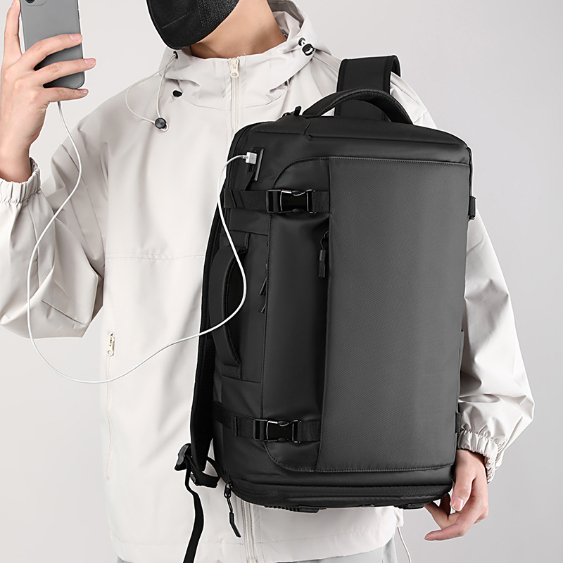 Mochila transfronteriza de gran capacidad para hombres Mochila de mujer de moda de viaje Mochila de computadora liviana e impermeable de alta gama Mochila escolar